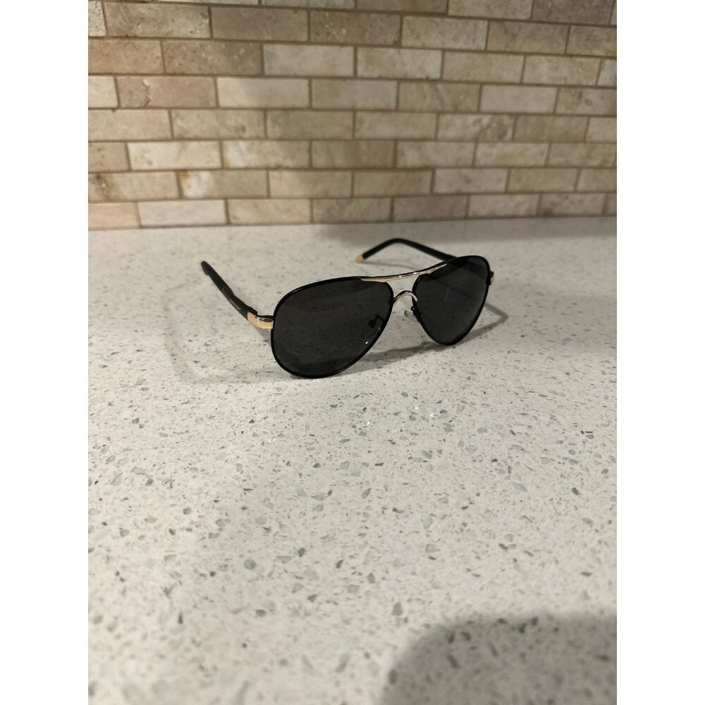 ROCKNIGHT Polarized Sunglasses Aviator Black Mirrored Sunglasses 58-11-135